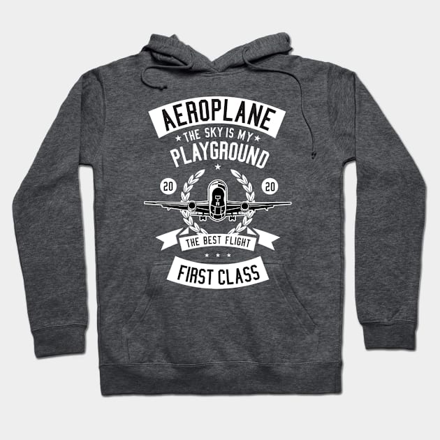 Aeroplane The Sky Is My Playground 2020 Hoodie by teegear